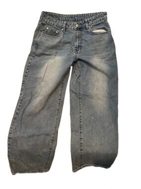 Sumwon Baggy WIde Leg Blue Jeans Unisex 30x27